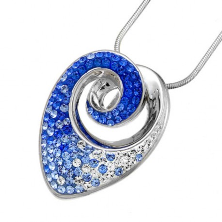 Stříbrný přívěsek Destiny - 7535 - Ag925 (blue)