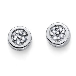 Stříbrné náušnice Oliver Weber Pinny - 62073 - Ag925 (crystal)