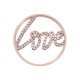 Přívěsek Hot Diamonds Emozioni Sparkle Love Rose Gold Coin