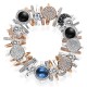 Stříbrný prsten Hot Diamonds Emozioni Infinito Rose Gold