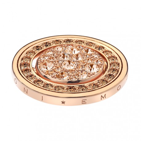 Přívěsek Hot Diamonds Emozioni Fiamme e Ghiaccio Rose Gold Coin