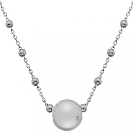 Stříbrný náhrdelník Hot Diamonds Globe