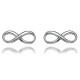 Stříbrné náušnice Hot Diamonds Infinity