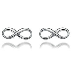 Stříbrné náušnice Hot Diamonds Infinity