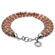 Stříbrný náramek Hot Diamonds Emozioni Plate Bead Luxury