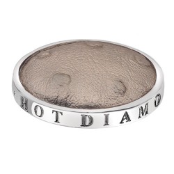 Přívěsek Hot Diamonds Emozioni Faux Ostrich Beige Coin