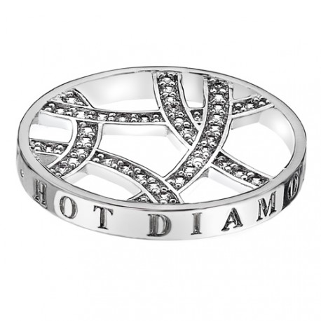 Přívěsek Hot Diamonds Emozioni Ice Sparkle Arc Coin