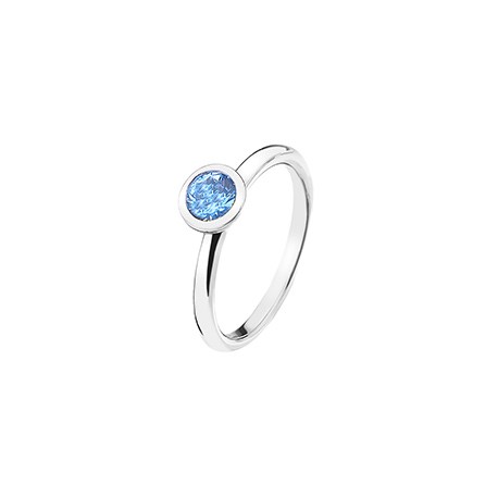 Stříbrný prsten Hot Diamonds Emozioni Scintilla Blue Peace