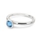Stříbrný prsten Hot Diamonds Emozioni Scintilla Blue Peace