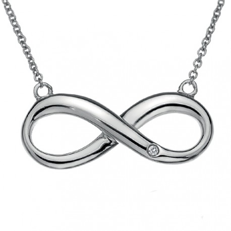 Stříbrný náhrdelník Hot Diamonds Infinity