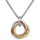 Stříbrný přívěsek Hot Diamonds Trio Calm Rose Gold