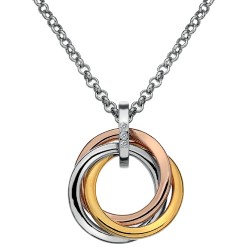 Stříbrný přívěsek Hot Diamonds Trio Calm Rose Gold