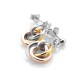 Stříbrný přívěsek Hot Diamonds Trio Calm Rose Gold