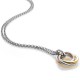 Stříbrný přívěsek Hot Diamonds Trio Calm Rose Gold