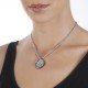 Stříbrný přívěsek Hot Diamonds Emozioni Coin Keeper Black Rhodium