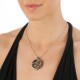 Stříbrný přívěsek Hot Diamonds Emozioni Coin Keeper Black Rhodium