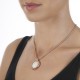 Přívěsek Hot Diamonds Emozioni Faux Crocodile White Coin