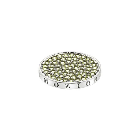 Přívěsek Hot Diamonds Emozioni Scintilla Peridot Nature Coin