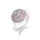 Stříbrný prsten Hot Diamonds Emozioni Bouquet Champagne