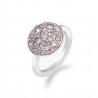 Stříbrný prsten Hot Diamonds Emozioni Bouquet Champagne