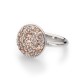 Stříbrný prsten Hot Diamonds Emozioni Bouquet Champagne