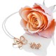 Stříbrné náušnice Hot Diamonds Paradise Rose Gold