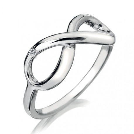 Stříbrný prsten Hot Diamonds Infinity