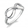 Stříbrný prsten Hot Diamonds Infinity