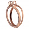 Stříbrný přívěsek Hot Diamonds Emozioni Reversible Coin Keeper Rose Gold