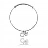 Ocelový náramek Hot Diamonds Emozioni Silver Bangle