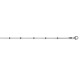 Stříbrný řetízek Hot Diamonds Emozioni Intermittent Silver 45