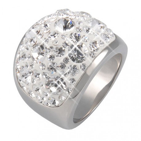 Prsten s krystaly Swarovski Crystal Cosmos Exkluzive