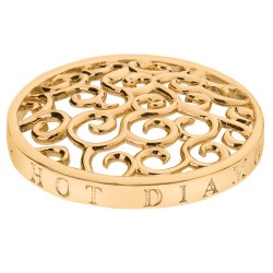 Přívěsek Hot Diamonds Emozioni Winding Path Yellow Gold Coin