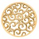 Přívěsek Hot Diamonds Emozioni Winding Path Yellow Gold Coin
