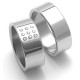 Dámský ocelový snubní prsten RZ08001