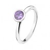 Stříbrný prsten Hot Diamonds Emozioni Scintilla Lavender Calmness