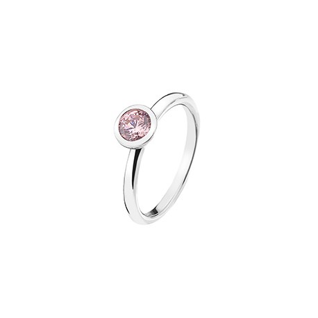 Stříbrný prsten Hot Diamonds Emozioni Scintilla Pink Compassion