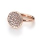 Stříbrný prsten Hot Diamonds Emozioni Scintilla Rose Gold