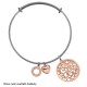 Ocelový náramek Hot Diamonds Emozioni Rose Gold Bangle