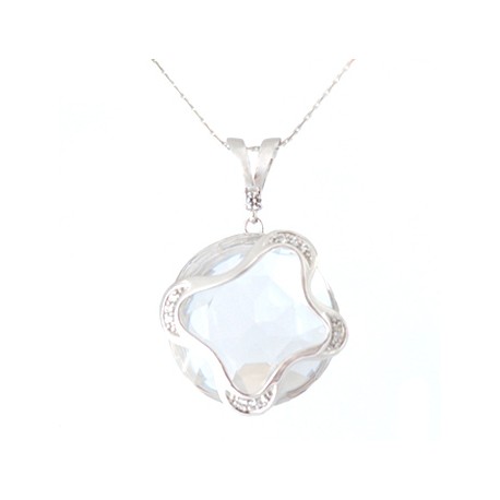 Stříbrný přívěsek s krystaly Swarovski Butterfly Crystal
