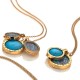 Stříbrný přívěsek Hot Diamonds Emozioni Turquoise Coin