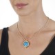 Stříbrný přívěsek Hot Diamonds Emozioni Turquoise Coin