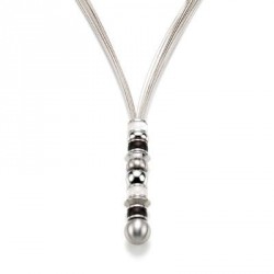 Ocelový náhrdelník s elementy TeNo YuKoN 019-3321