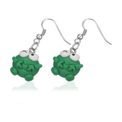 FIMO náušnice - žába