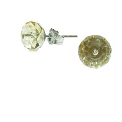 Stříbrné náušnice s krystaly Swarovski