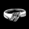Stříbrný prsten R718