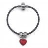 Náramek Oliver Weber Charmed Love (black/red)