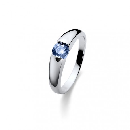Stříbrný prsten Oliver Weber Tender - 63224 (blue)