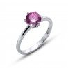 Stříbrný prsten Oliver Weber Brilliance large - 63221 (purple)