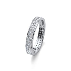 Stříbrný prsten Oliver Weber Value - 63226 (crystal)